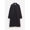 SUNFLOWER BLACK RELAXED NYLON COAT
